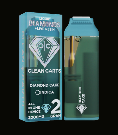 CLEAN CART DIAMOND CAKE
